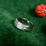 Celebrate Victory and Passion – Engraved Basketball Signet Ring – For Every Athlete’s Triumph - Image 3