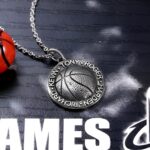 Celebrate Every Dunk – Custom Basketball Necklace with Circle of Names – For Teammates and Basketball Lovers - Image 3