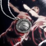 Celebrate Every Dunk – Custom Basketball Necklace with Circle of Names – For Teammates and Basketball Lovers - Image 5