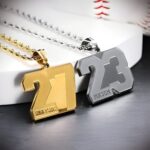 Celebrate Your Winning Number – Engraved Sports Number Necklace – For Fans and Champions Alike - Image 2