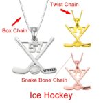 Celebrate Every Goal – Custom Ice Hockey Stick Name Necklace – For Players and Fans Alike - Image 2