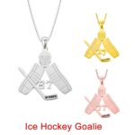 Celebrate Every Goal – Custom Ice Hockey Stick Name Necklace – For Players and Fans Alike - Image 4