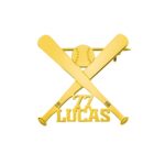 Celebrate the Spirit of the Game – Sterling Silver Baseball Brooch – For the True Baseball Lover - Image 2