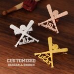 Celebrate the Spirit of the Game – Sterling Silver Baseball Brooch – For the True Baseball Lover - Image 6