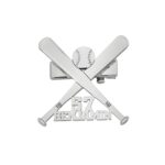 Personalized baseball brooch for true baseball lovers