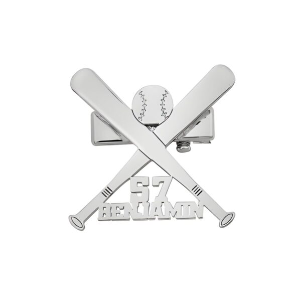 Personalized baseball brooch for true baseball lovers