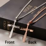 Carry Strength and Spirit – Sterling Silver Softball & Baseball Cross Necklace – For Players Who Believe - Image 3