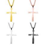 Carry Strength and Spirit – Sterling Silver Softball & Baseball Cross Necklace – For Players Who Believe - Image 10