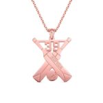 Celebrate the Game – Custom Cricket Bat Necklace – For Devoted Cricket Fans and Team Spirit - Image 3