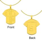Celebrate the Game – Custom Baseball Jersey Necklace – For the True Sports Enthusiast - Image 2