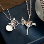 Celebrate the Game of Love – Custom Baseball Necklace with Photo & Engraving – For the Baseball Fan in Your Heart - Image 4