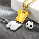 Celebrate Every Goal – Custom Soccer Number Necklace with Name – For Players and Passionate Fans - Image 2