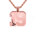 Celebrate Your Ice Hockey Spirit – Custom Number & Name Necklace – For Players and Devoted Fans - Image 9