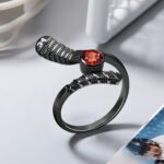 Celebrate the Ice Spirit – Custom Birthstone Hockey Ring – For the Hockey Mom, Wife, or Girl Who Shines - Image 6