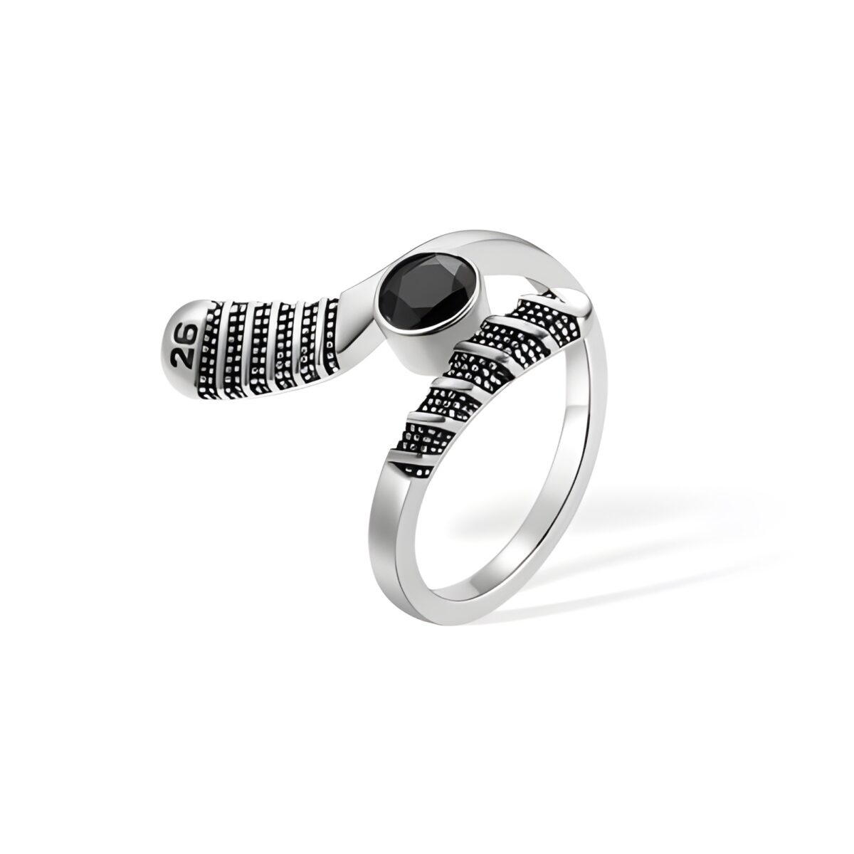 Custom birthstone hockey ring for passionate hockey lovers