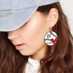 Celebrate Every Home Run – Custom Baseball Earrings with Name & Number – For Proud Players and Devoted Baseball Moms - Image 6