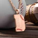 Carry Your Passion – Custom Baseball Initial Necklace – For Athletes and Sports Enthusiasts - Image 6