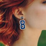 Wear Your Victory – Custom Sport Number Earrings – Celebrate Team Spirit for Moms & Fans - Image 8