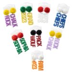 Custom game day earrings for sports fans