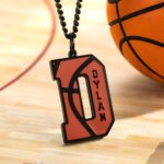 Celebrate Your Game – Custom Basketball Number & Initial Necklace – For Players and Fans Who Shine - Image 5