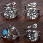 Embrace Timeless Love – Sterling Silver Spoon Ring with Birthstone – A Cherished Token for Mom and Grandmom - Image 6