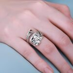 Embrace Timeless Love – Sterling Silver Spoon Ring with Birthstone – A Cherished Token for Mom and Grandmom - Image 7