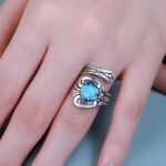 Embrace Timeless Love – Sterling Silver Spoon Ring with Birthstone – A Cherished Token for Mom and Grandmom - Image 9