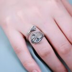Embrace Timeless Love – Sterling Silver Spoon Ring with Birthstone – A Cherished Token for Mom and Grandmom - Image 10