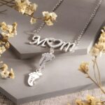 Carry Her Heart Close – Custom Mom Necklace with Baby Feet Charms – A Tender Tribute for New Mothers - Image 4