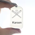Carry Their Name Close – Bold Titanium Steel Dog Tag Necklace – For Your Dearest Companion - Image 2