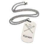 Carry Their Name Close – Bold Titanium Steel Dog Tag Necklace – For Your Dearest Companion - Image 3