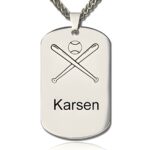 Personalized dog tag necklace for cherished connections