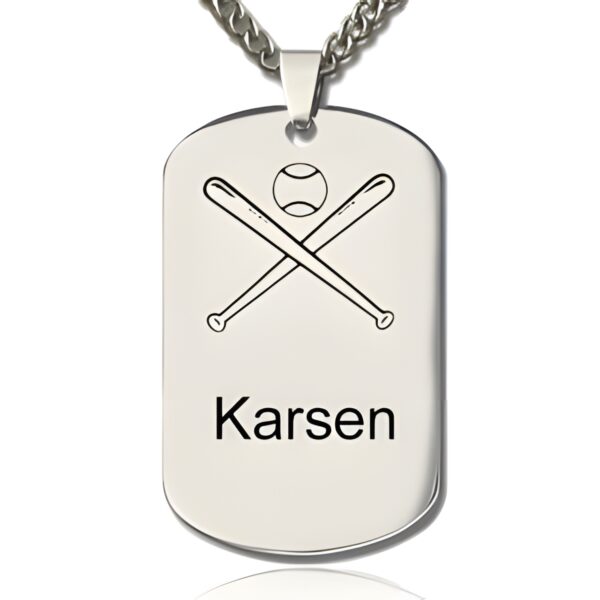 Personalized dog tag necklace for cherished connections