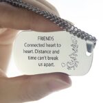 Celebrate Unbreakable Bonds – Custom Name Dog Tag Necklace – For Best Friends Forever - Image 3