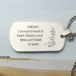 Celebrate Unbreakable Bonds – Custom Name Dog Tag Necklace – For Best Friends Forever - Image 4