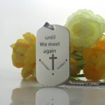 Carry Strength and Faith – Engraved Inspirational Dog Tag Necklace – For Those Who Inspire Courage - Image 3