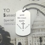 Carry Strength and Faith – Engraved Inspirational Dog Tag Necklace – For Those Who Inspire Courage - Image 5