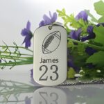 Carry His Story Close – Bold Men's Dog Tag Necklace – A Tribute for Him - Image 2