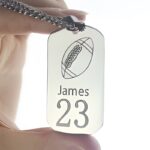 Carry His Story Close – Bold Men's Dog Tag Necklace – A Tribute for Him - Image 3