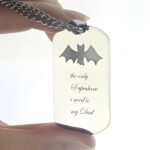 Carry His Story Close – Bold Titanium Steel Dog Tag Necklace for Him - Image 5