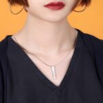 Carry Your Story Close – Engraved Four-Sided Bar Necklace for Him – A Meaningful Token of Connection - Image 4