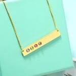 Carry Your Story Close – Birthstone Bar Necklace – A Cherished Keepsake for Loved Ones - Image 4