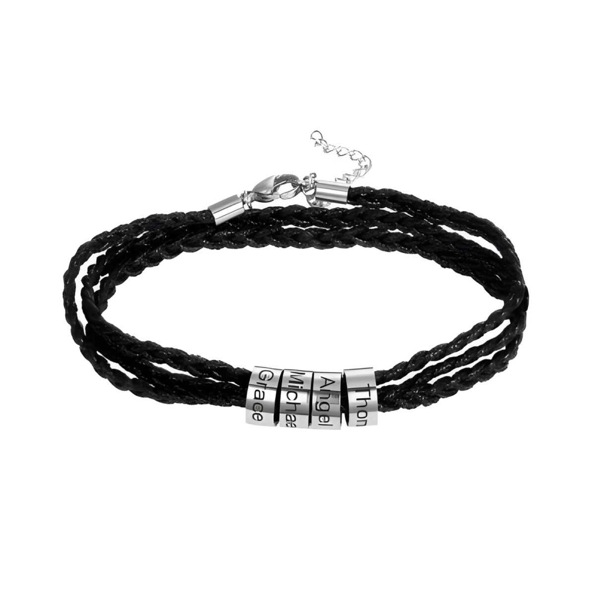 Custom engraved men's bracelet for heartfelt connections