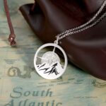 Embrace Your Journey – Compass and Mountain Necklace – For Dreamers and Explorers - Image 4