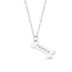 Carry Their Spirit Close – Custom Dog Tag & Bone Necklace – For Cherished Pet Companions - Image 3