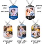 Hold Their Memory Close – Custom Photo Dog Tag Necklace – A Tender Tribute for Loved Ones - Image 2