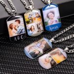 Hold Their Memory Close – Custom Photo Dog Tag Necklace – A Tender Tribute for Loved Ones - Image 4