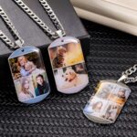 Hold Their Memory Close – Custom Photo Dog Tag Necklace – A Tender Tribute for Loved Ones - Image 6
