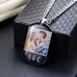 Hold Their Memory Close – Custom Photo Dog Tag Necklace – A Tender Tribute for Loved Ones - Image 7