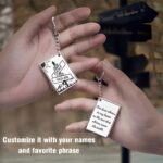 Celebrate Your Journey Together – Custom Street Sign Keychain – A Loving Anniversary Keepsake - Image 6